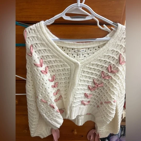 NWT $229 For Love and Lemons Laurel Cardigan S - Picture 5 of 8